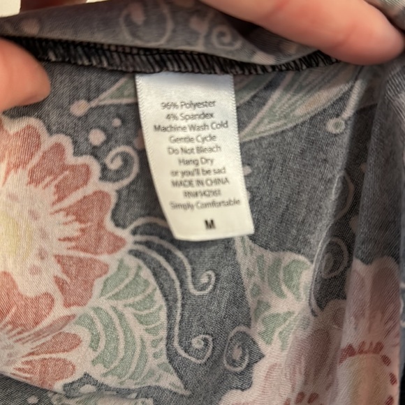 Lularoe Madison Skirt Size Medium -Floral Pattern - Picture 3 of 4